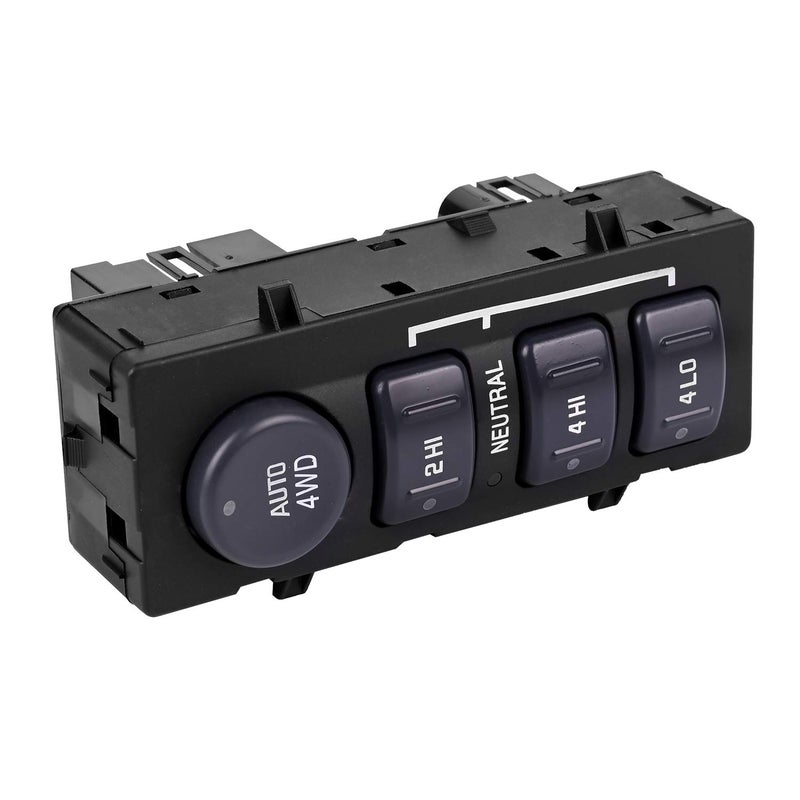 LCWRGS 901-062 4WD 4x4 Switch Replacement for Chevy Silverado 1500, 2500HD Suburban, Avalanche, GMC Sierra 1500, 2500, Yukon- 4 Wheel Drive Switch Transfer Case Selector, OE# 15709327, 19168767 - Image 3